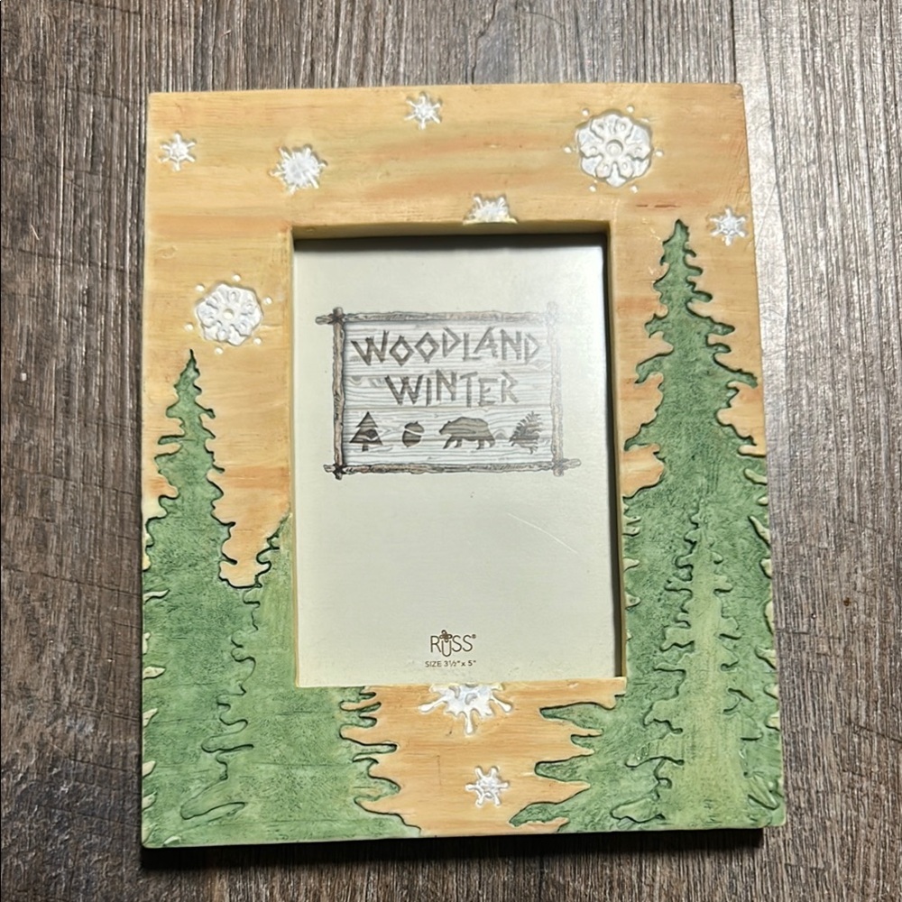 Russ Green and Tan Accents Picture Frame